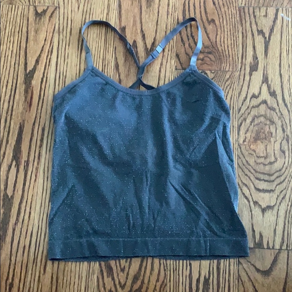Joy Lab Sparkle Gray Top with built in shelf